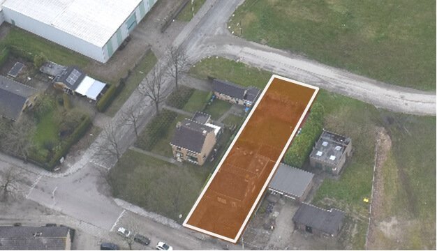 Overzicht kavel Wouwseweg 9